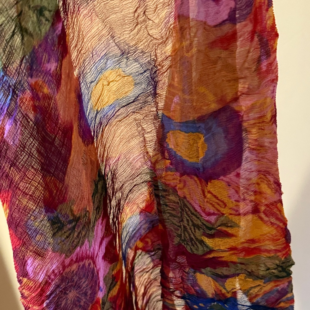 Floral Patterned Scarf - Picture 4 of 6